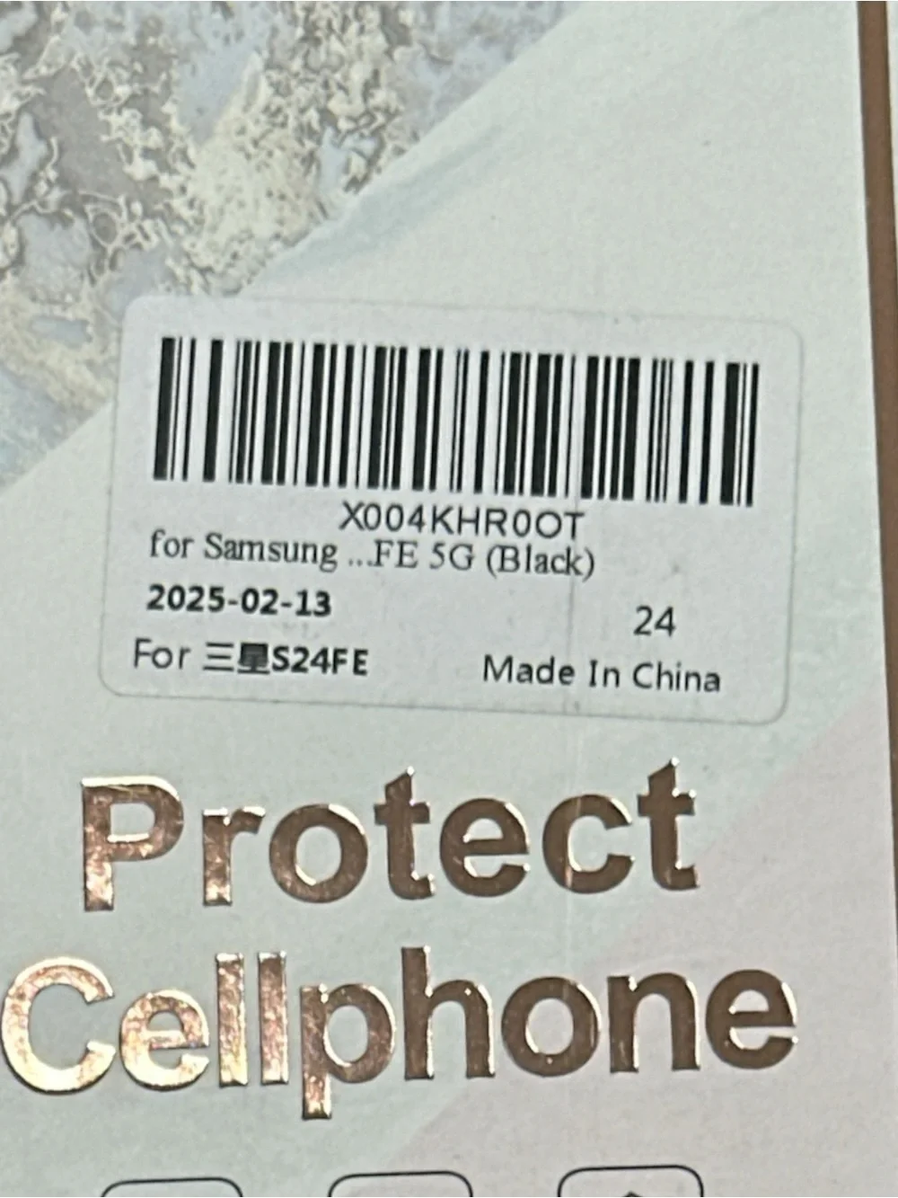 Samsung Screen Protector and Case for Galaxy S24 FE - Pink and Blue‎ Accent